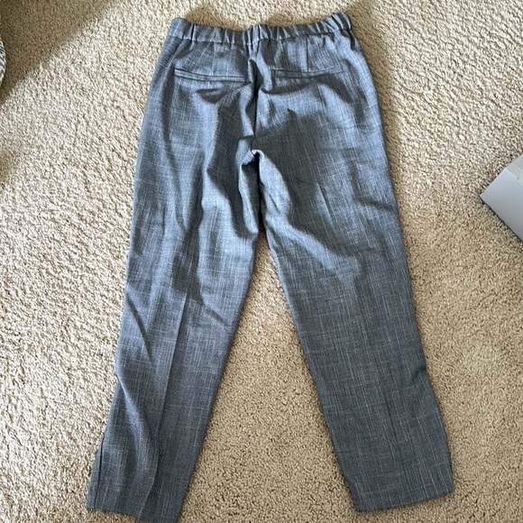 Old Navy gray stretch straight ankle pants size 8 - Picture 2 of 3